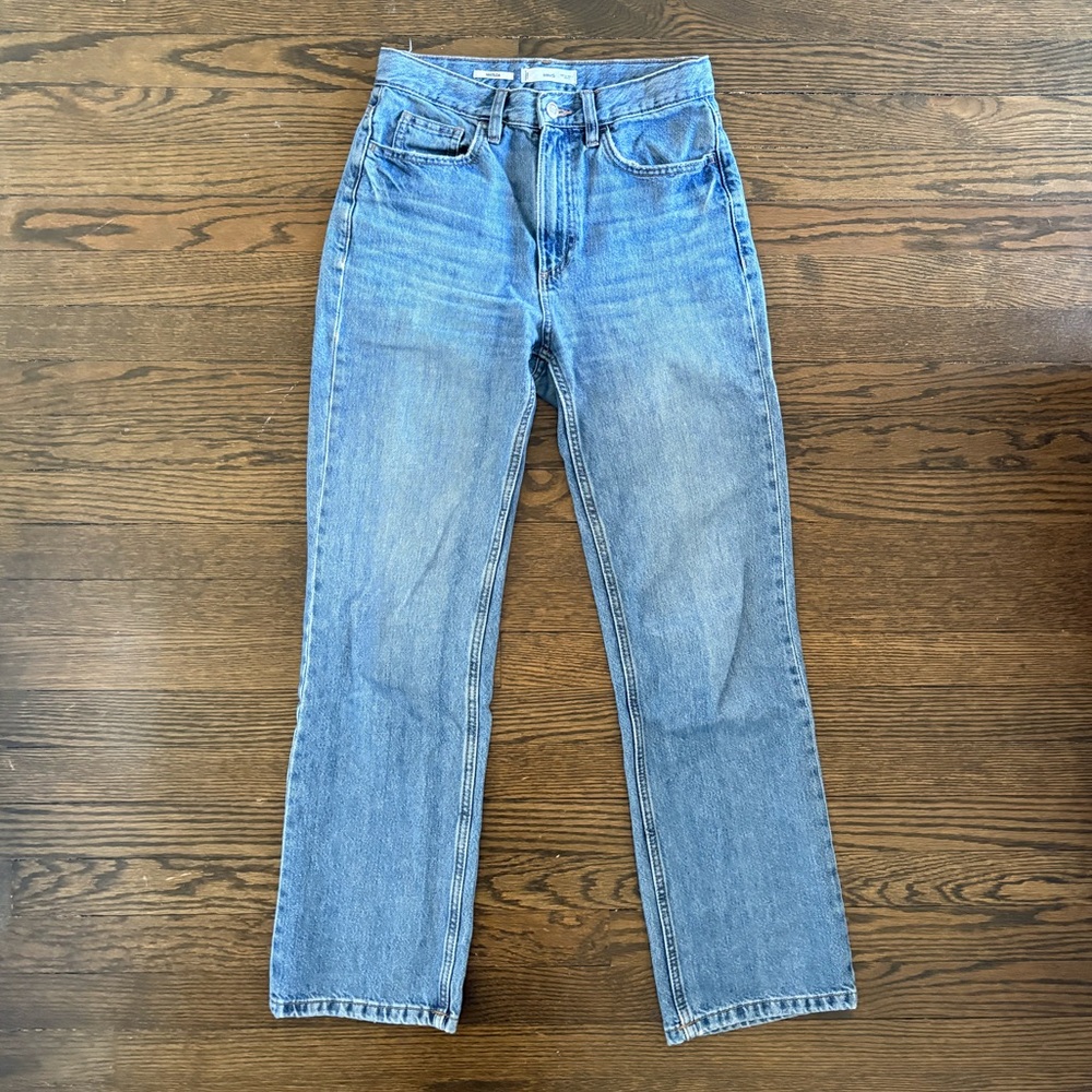 Mango Matilda Mid-Wash Blue Denim Jeans